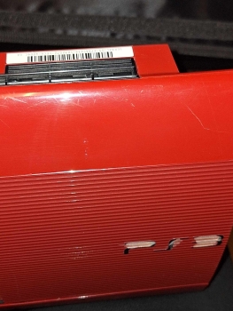 Playstation 3 Super Slim 500GB inkl. Zubehör - rot